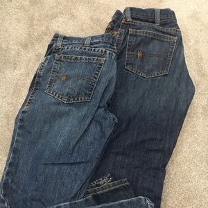 (2) FR jeans Ariat denim